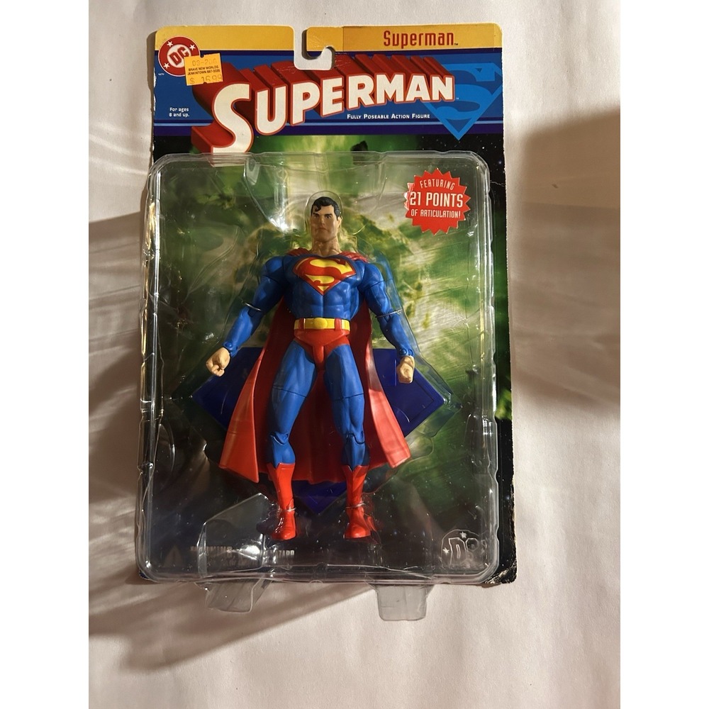 DC Direct Superman Action Figure Fully Poseable 21 Points of Articulation w/Cape
